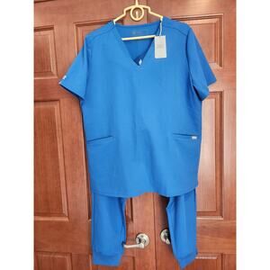 FIGS Scrub Set Zamora Joggers and Casma Three Pocket Top Size XXL